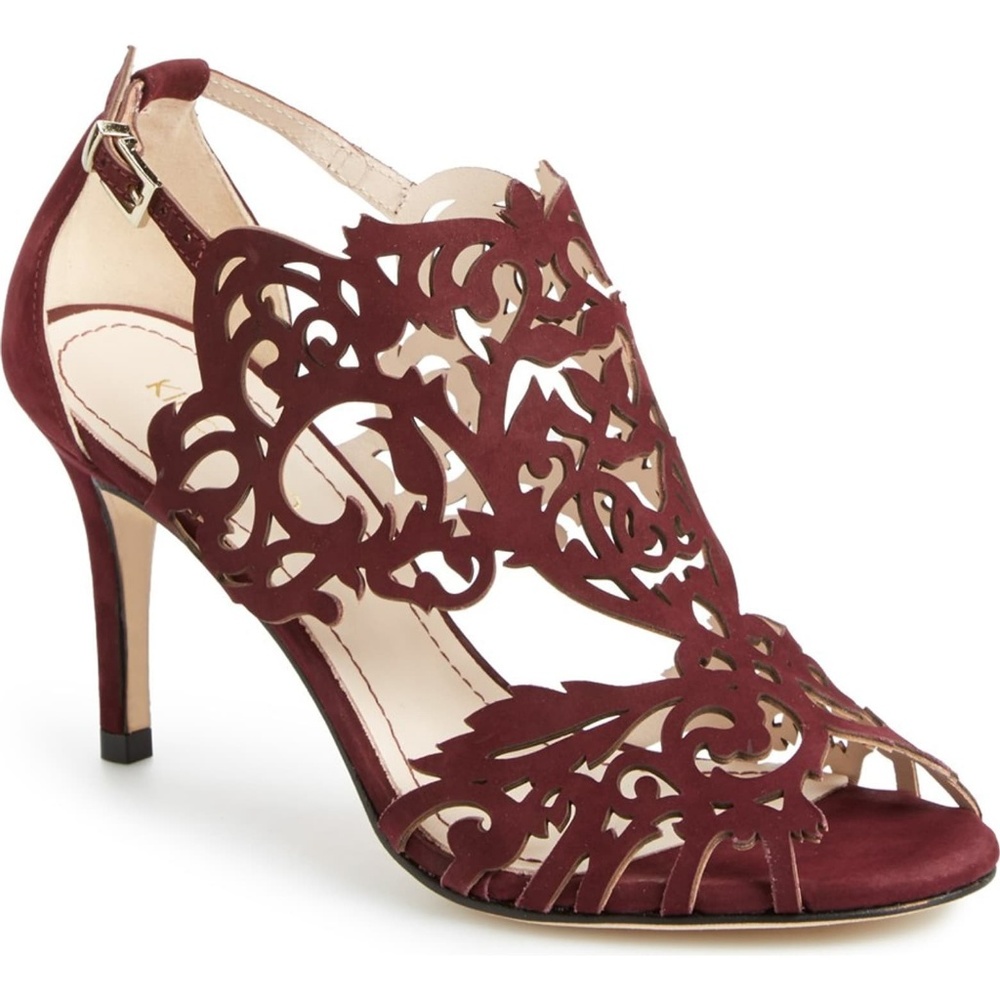 Klub Nico Marcela 3 Laser Cutout Sandal in Wine